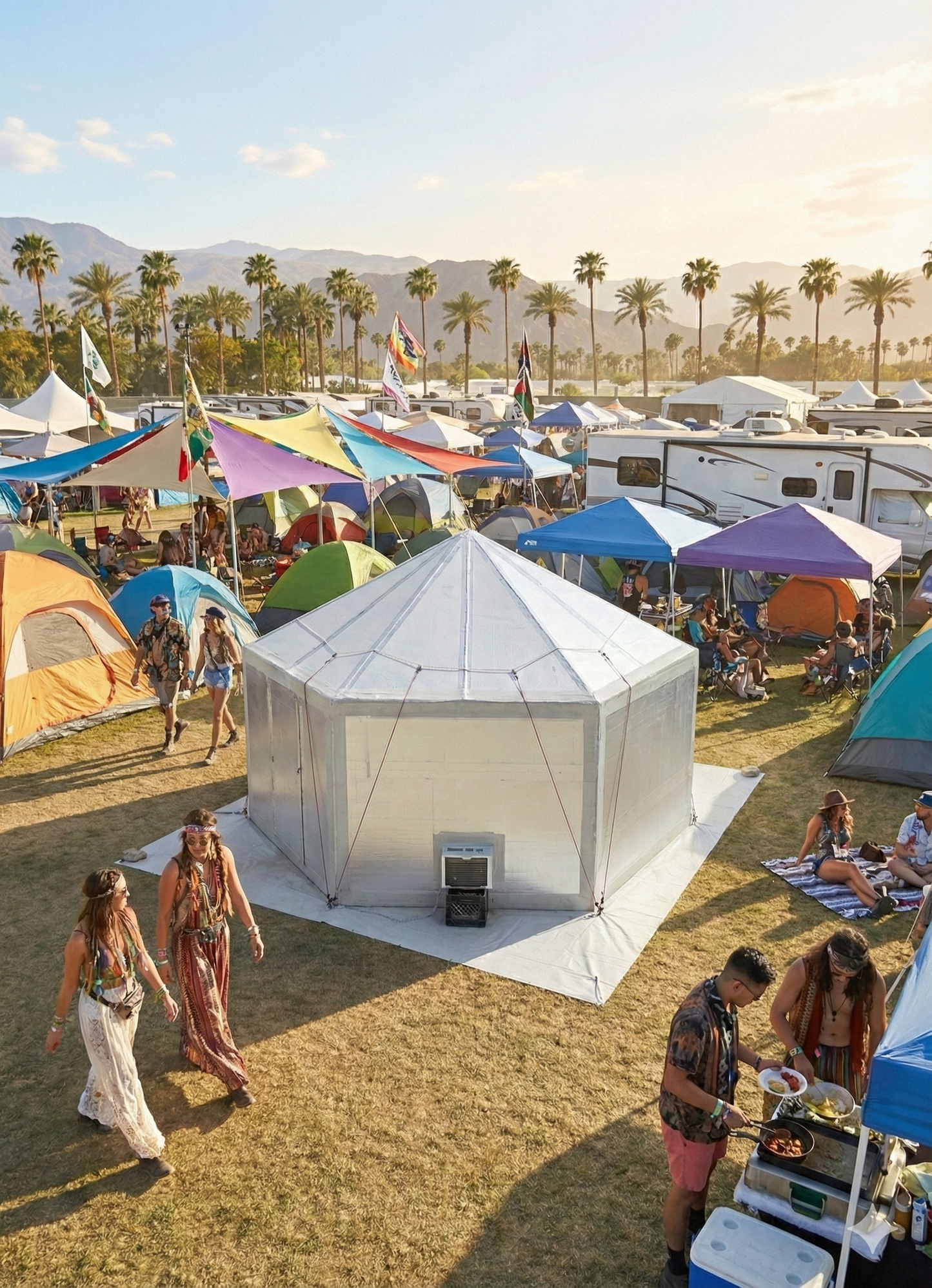 OSS Tall Hexayurt (H15 Rental)