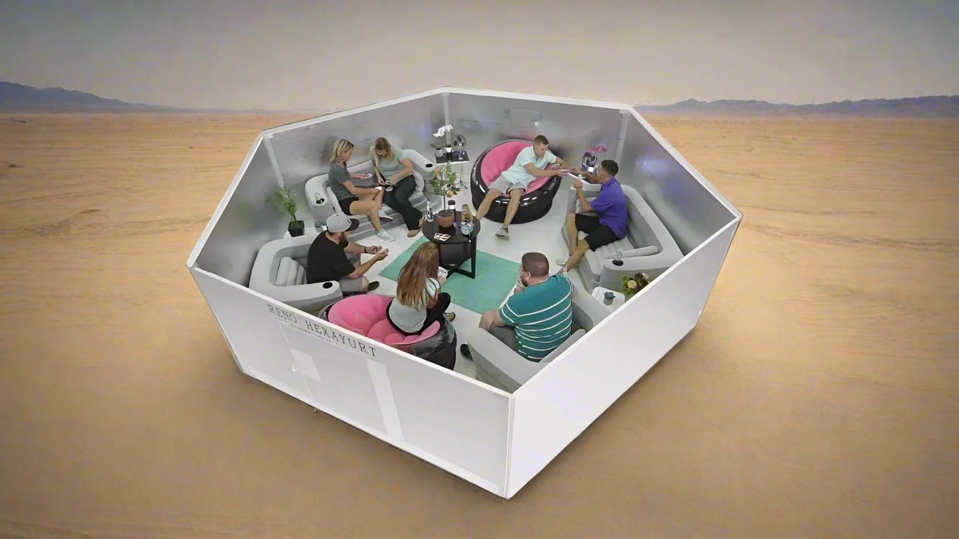 Load video: Hexayurt introductory video on YouTube.
